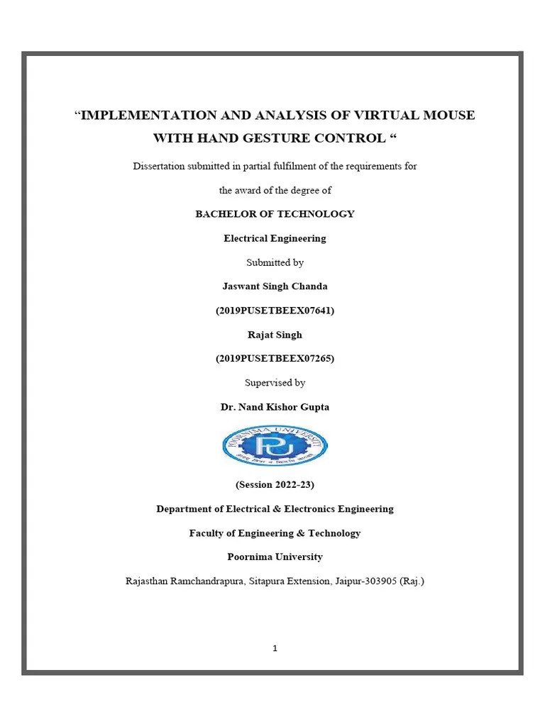 Hand Gesture Mouse Using Matlab | PDF | Python (Programming Language ...