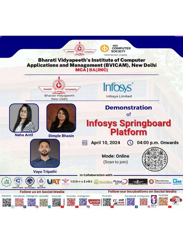 Demonstration Of Infosys Springboard | PDF