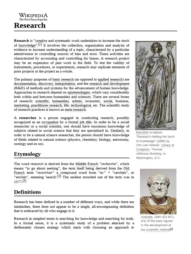 Research | PDF | Hypothesis | Quantitative Research