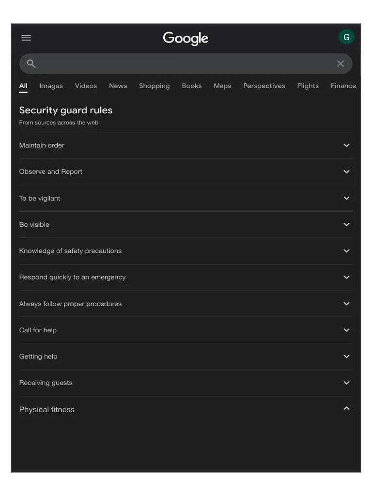 10 Rules Of Security Guard - Google Search | PDF | Security Guard