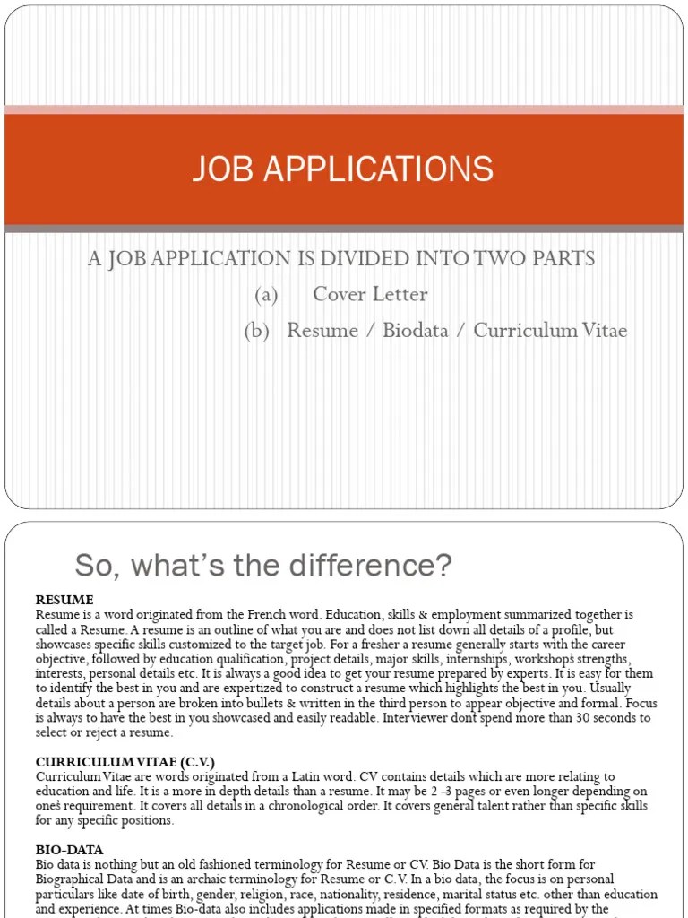 Job Applications | PDF | Résumé
