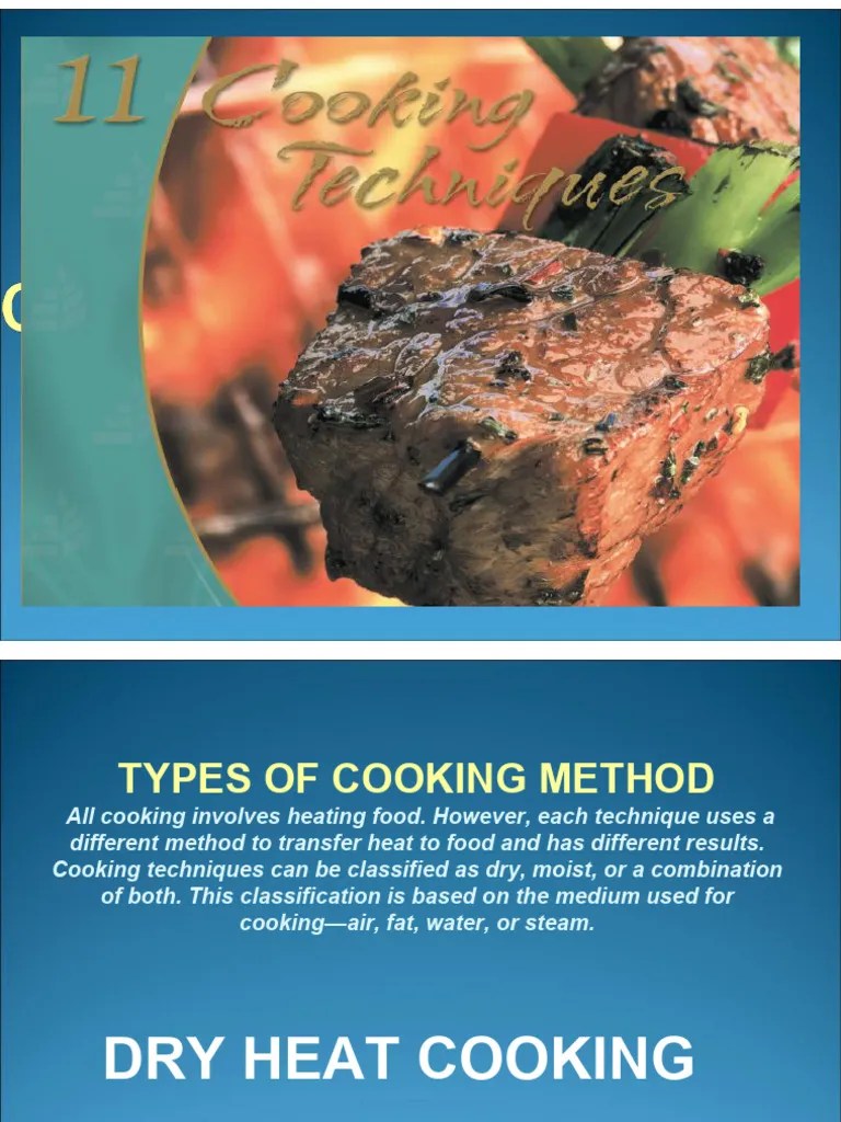 Dry Heat Cooking Method | PDF | Grilling | Sautéing
