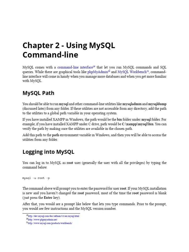 Mysql | PDF | My Sql | Superuser