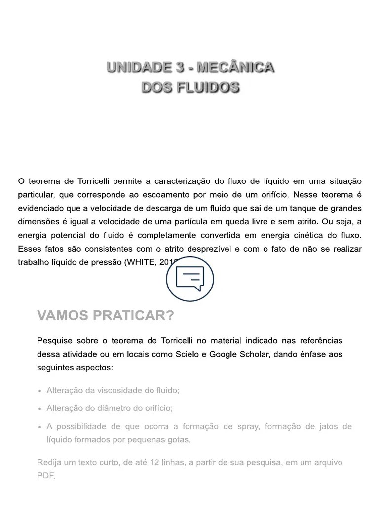 Mecânica Dos Fluídos 3.1 | PDF