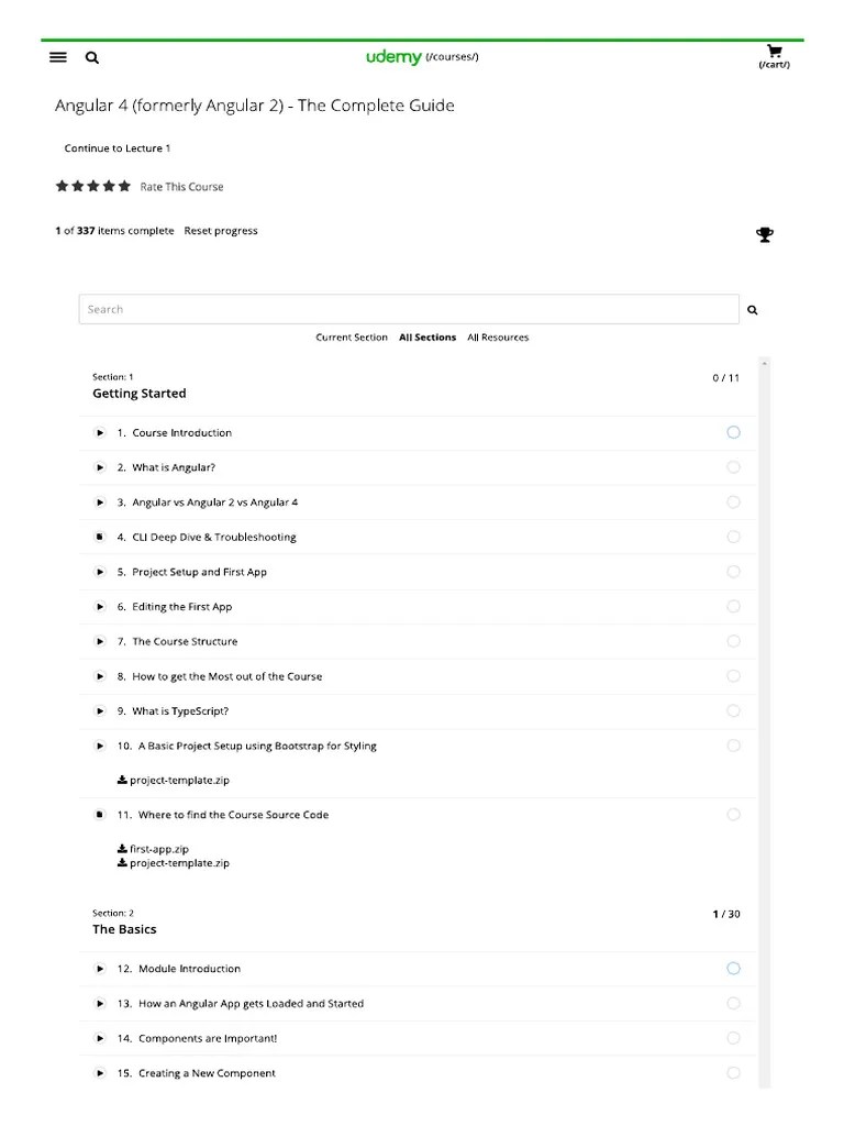 Angular 2 (Formerly 4) | PDF