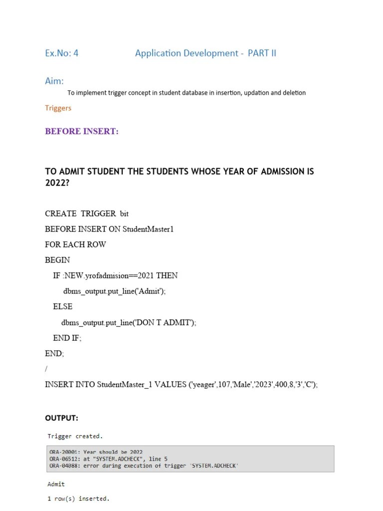 Trigger | PDF | Information Retrieval | Databases