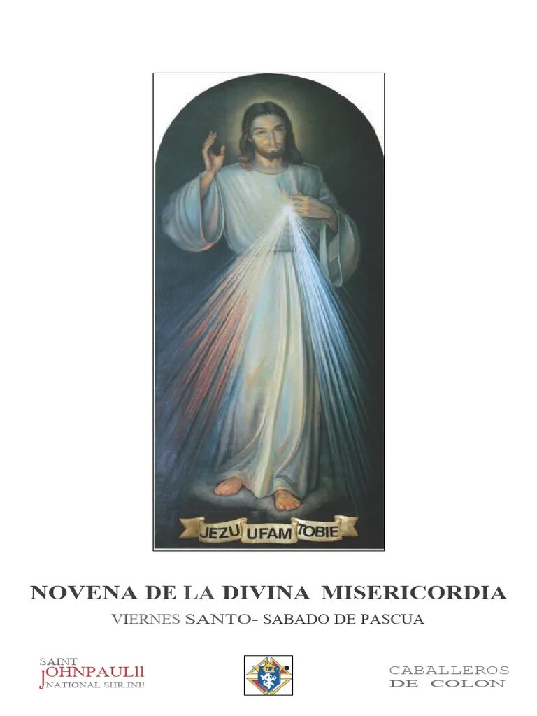 Novena De La Divina Misericordia | PDF | Oración | María, Madre De Jesús