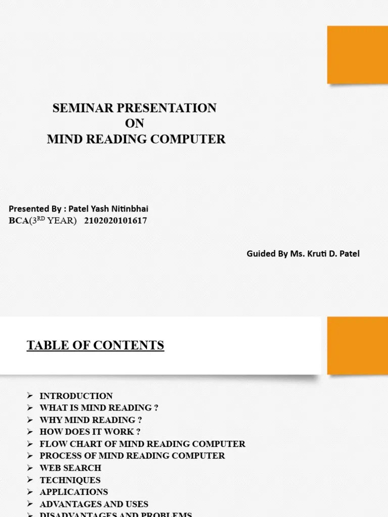 60_Mind Reading Computer | PDF | Mind | Neuroscience