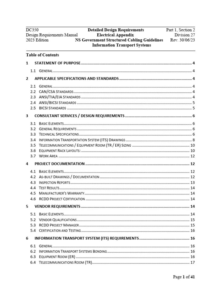 Structured Cabling Guidelines | PDF | Telecommunications | Information ...