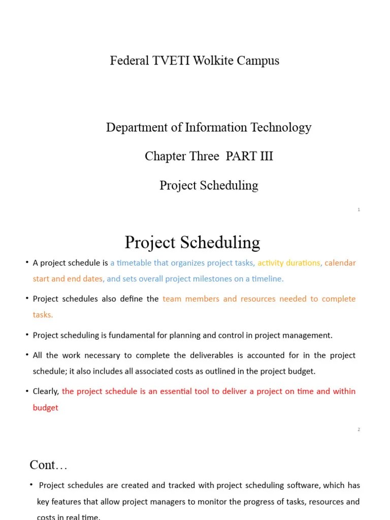 Chapter Three Part IIIB | PDF | Project Management