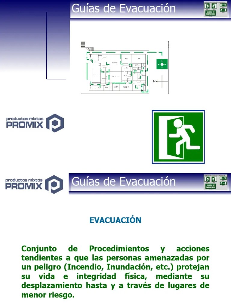 GUIAS DE EVACUACION | PDF