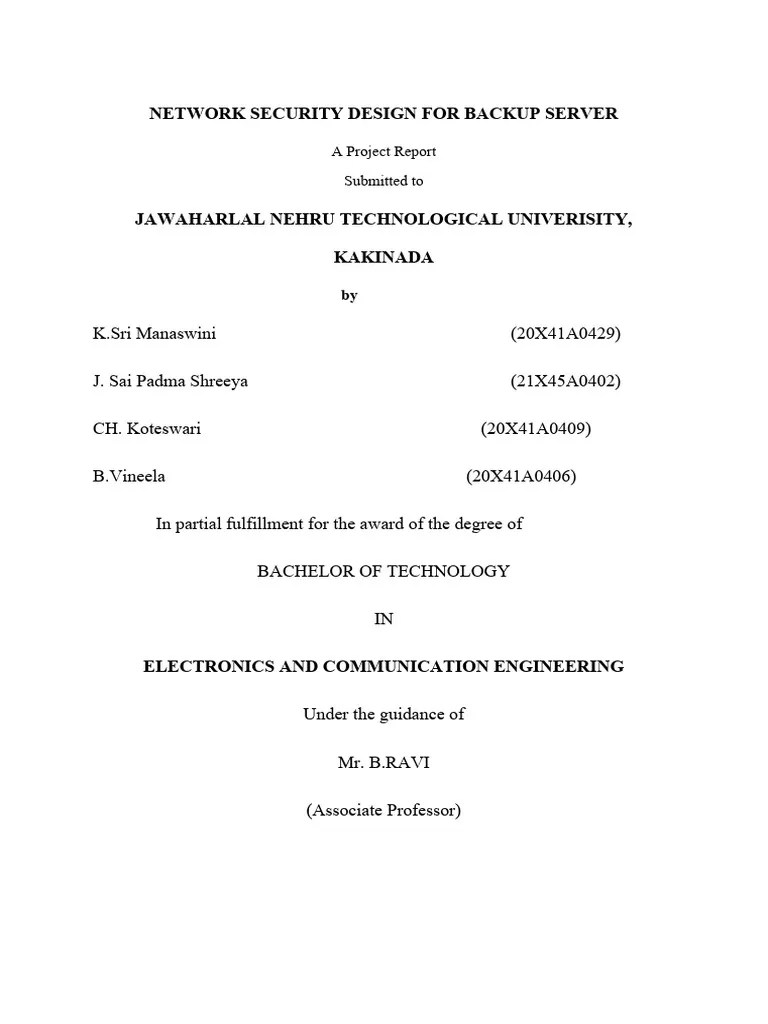 Backup Server | PDF | Backup | Computer Network