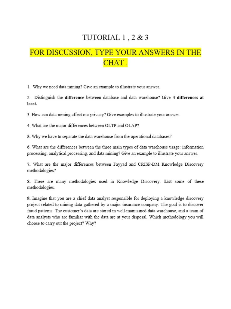 Combined Tutorial 1 - 2 - 3 1 | PDF | Computers