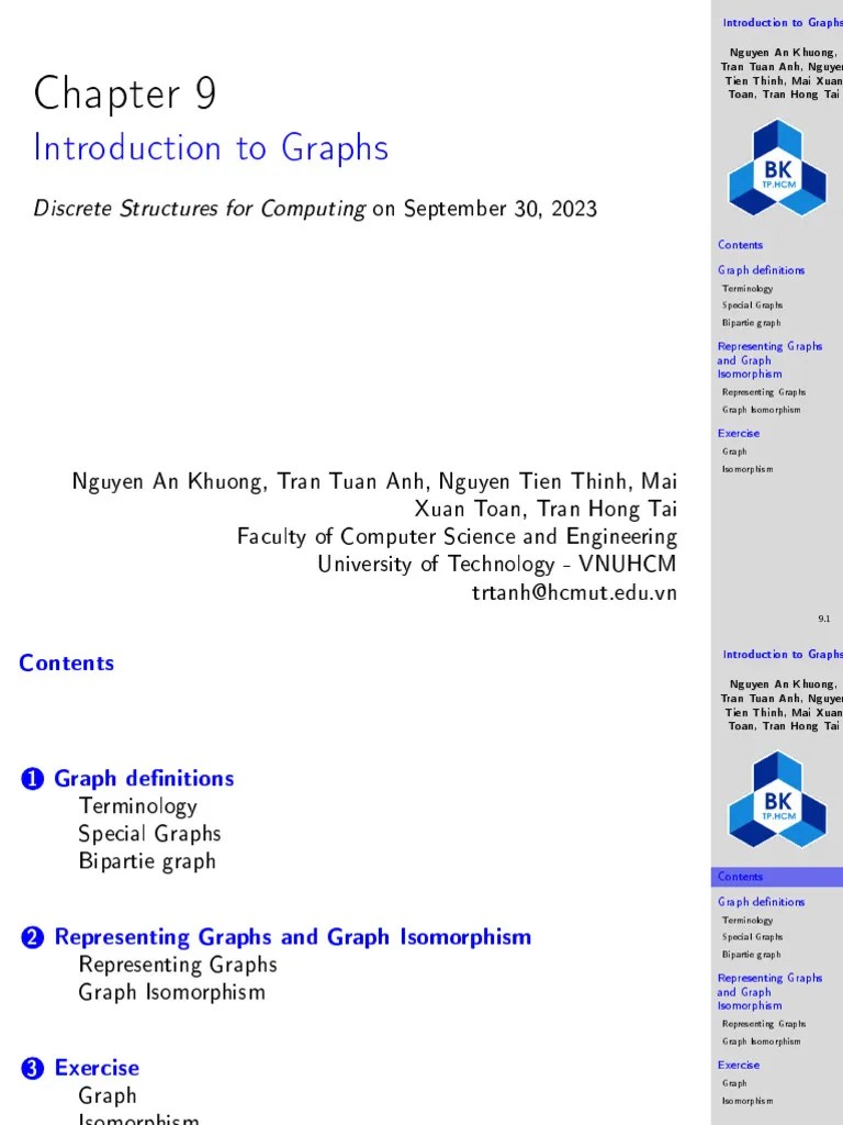 Ds9graphintro | PDF | Vertex (Graph Theory) | Discrete Mathematics