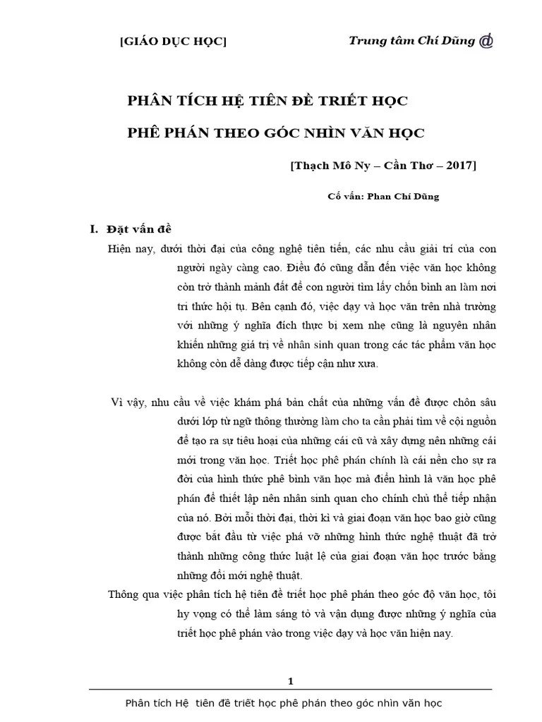 Phan Tich H Tien D Phe Phan Theo Goc N | PDF