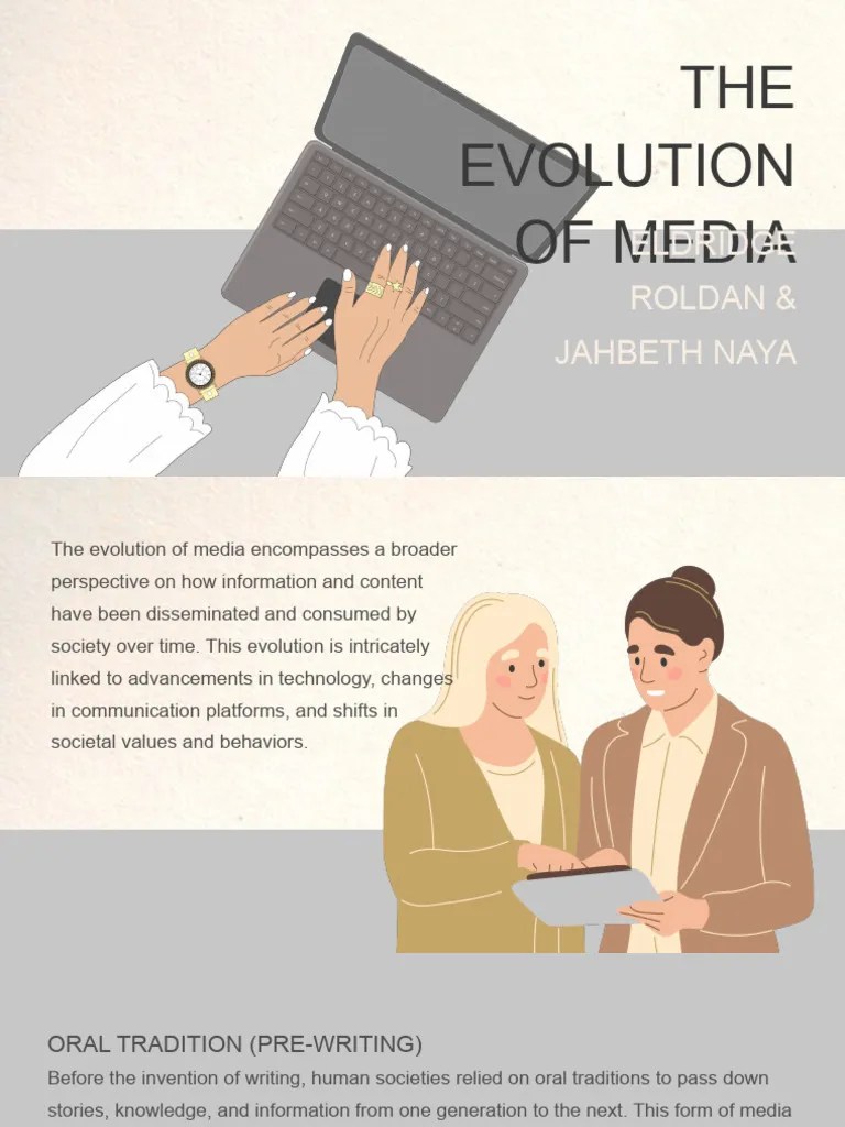 The Evolution Of Media | PDF | Mass Media | News