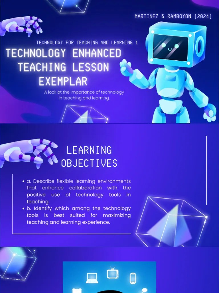 Technology Enhanced Teaching Lesson Exemplar | PDF | Educational ...