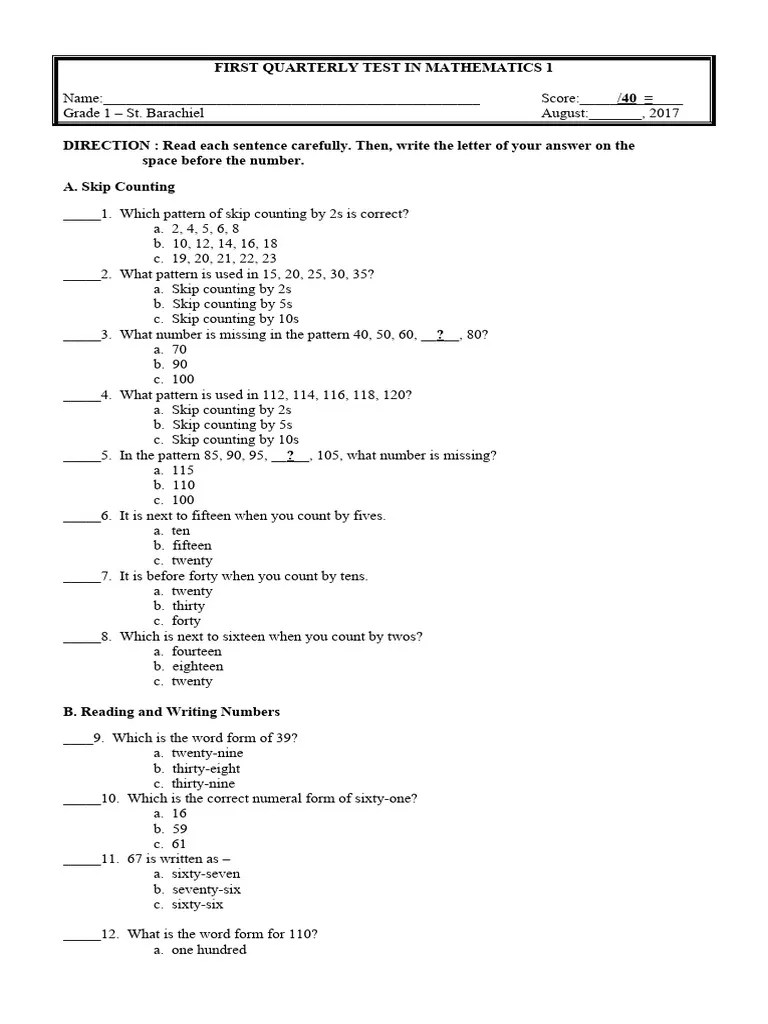 Math 1 | PDF | Mathematics | Arithmetic