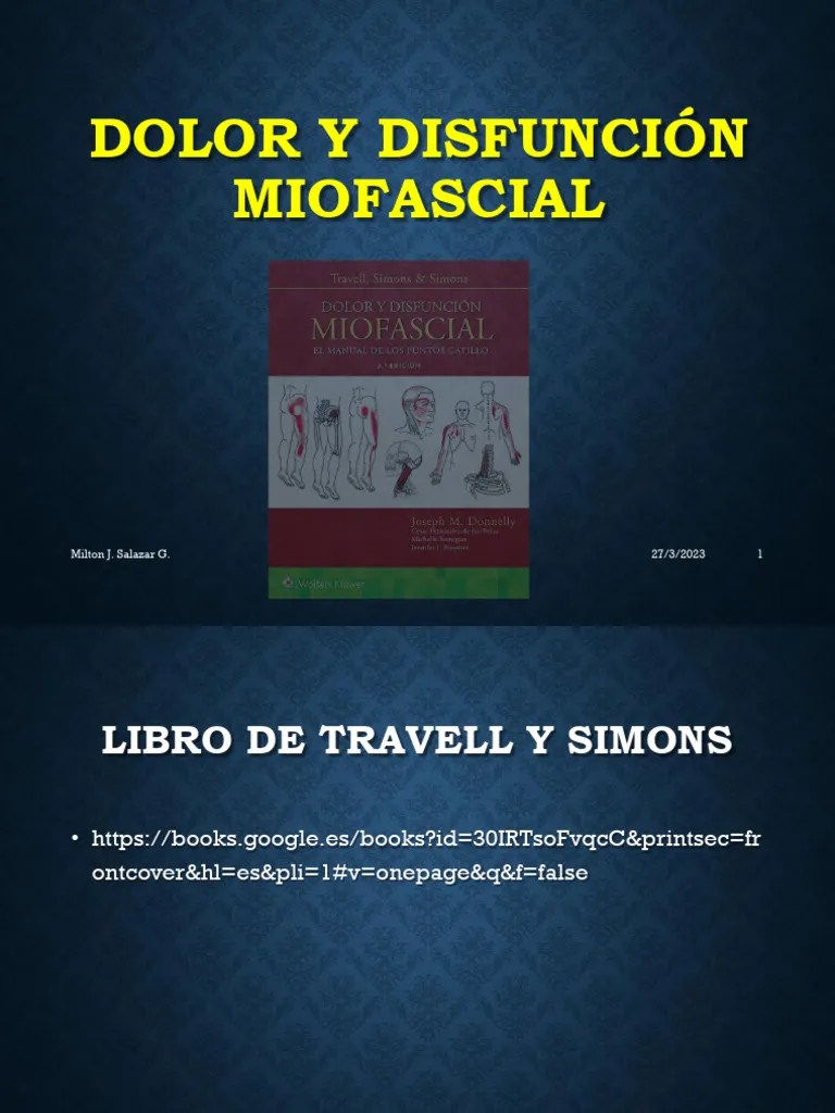 03 Dolor Y Disfuncion Miofascial Puntos Gatillo | PDF | Dolor | Punto Gatillo Miofascial