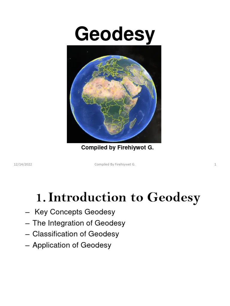 Geodesy Module. | PDF | Geodesy | Global Positioning System