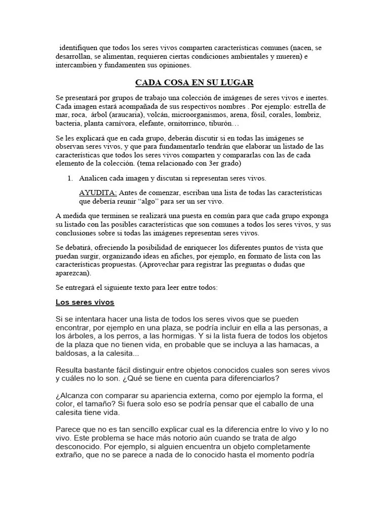 Seres Vivos | PDF | Reproducción | Biología