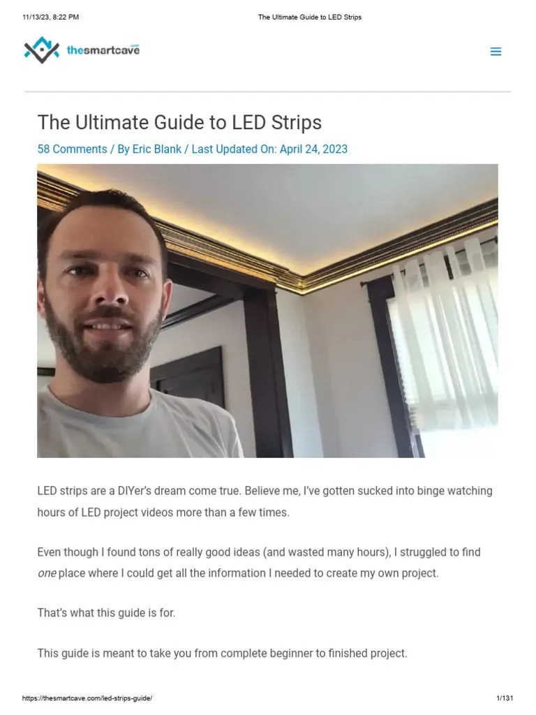 The Ultimate Guide To LED Strips | PDF | Light Emitting Diode | Power ...