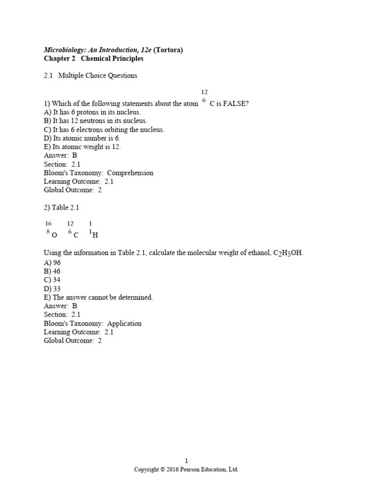 Microbiology An Introduction 12th Edition Tortora Funke Case | PDF ...