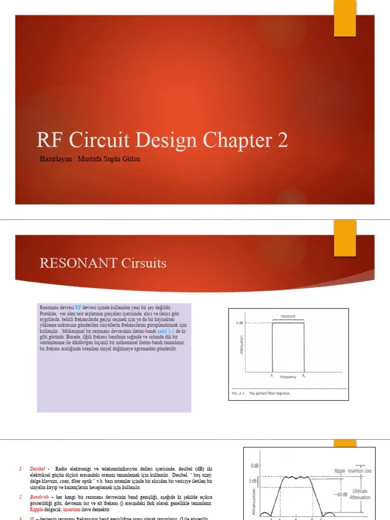 RF Circuit Design Chapter 2 | PDF