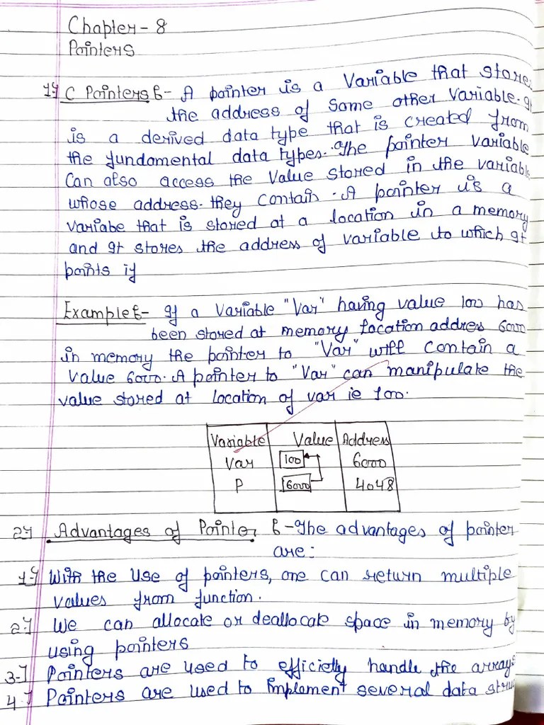 Pointers And Dyanamic Memory Allocation PDF | PDF