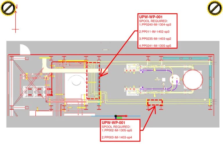 Piping Plan Drawing Sample | PDF