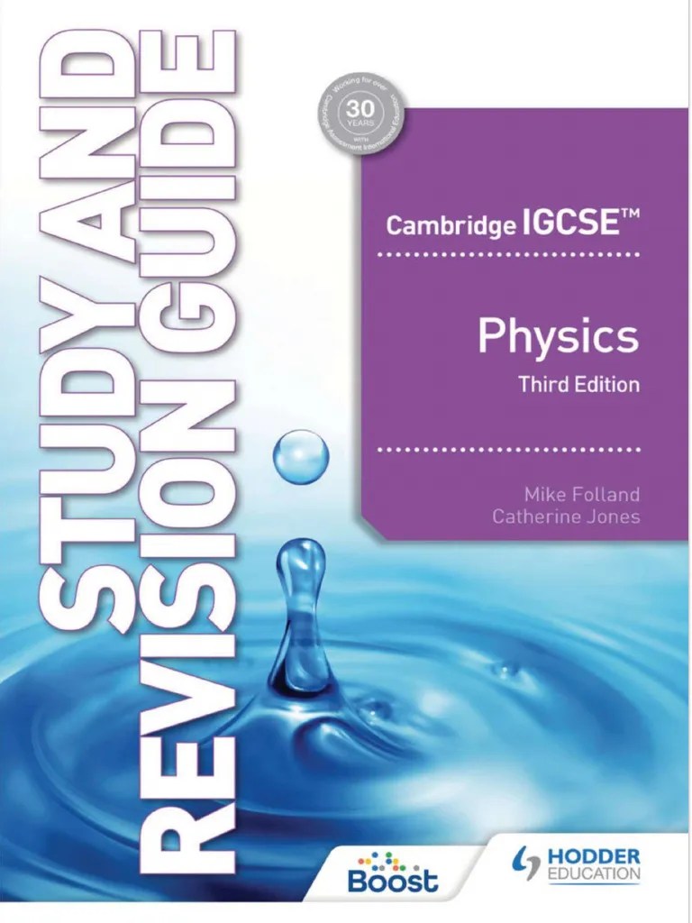 Cambridge IGCSE Physics Revision Guide Hodder | PDF | Force | Electricity