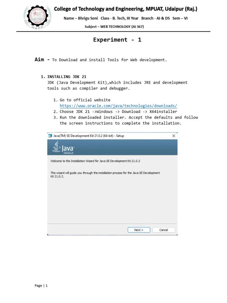 Web Technology | Download Free PDF | Java (Software Platform) | Java ...