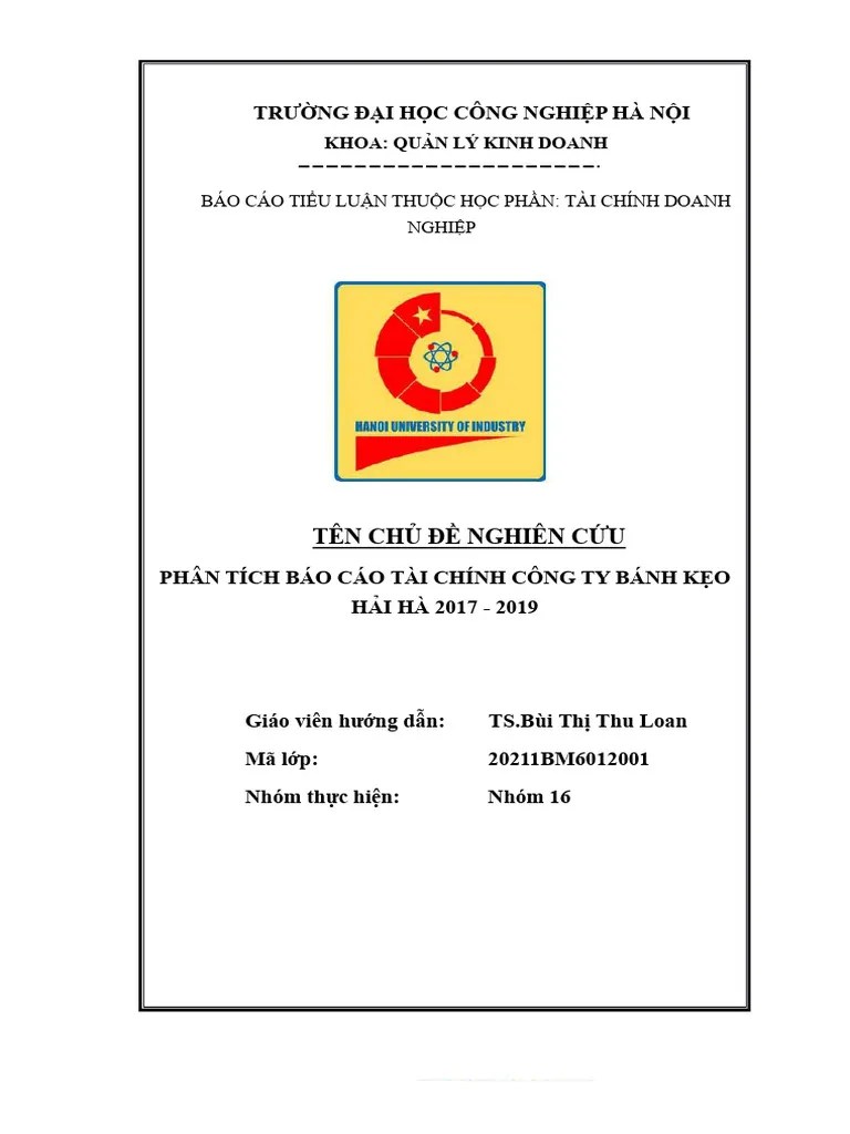 Phan-tich-tai-chinh-cong-ty-banh-keo-hai-ha_compress | PDF