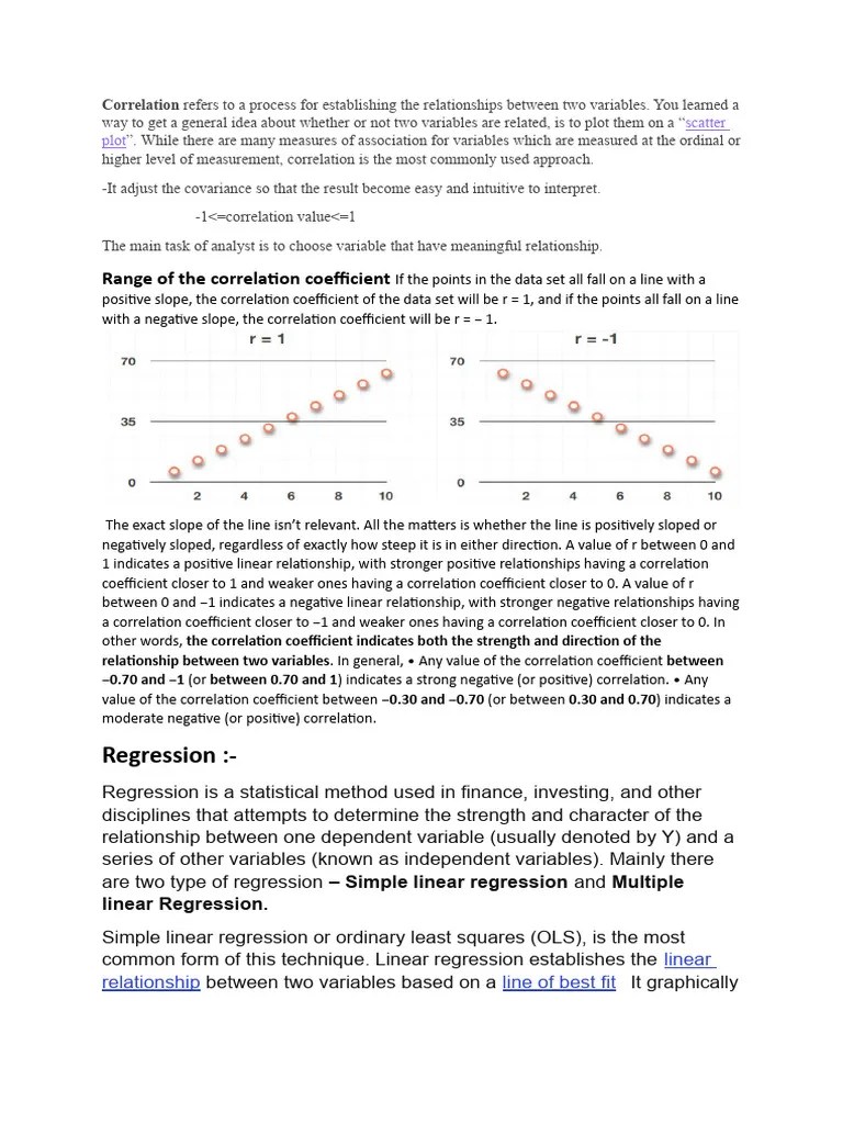 Correlation | PDF | Dependent And Independent Variables | Scientific Method