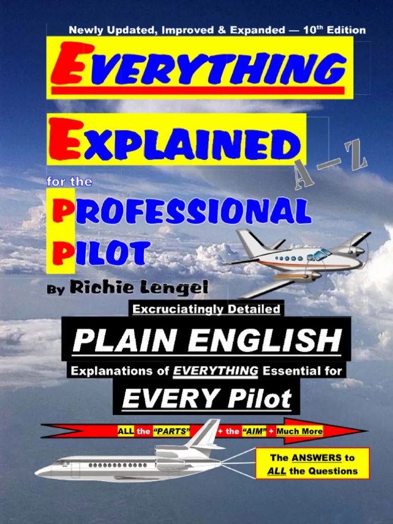 Everything Explained For The Professional Pilot | PDF | Visual Flight Rules | Instrument Flight ...