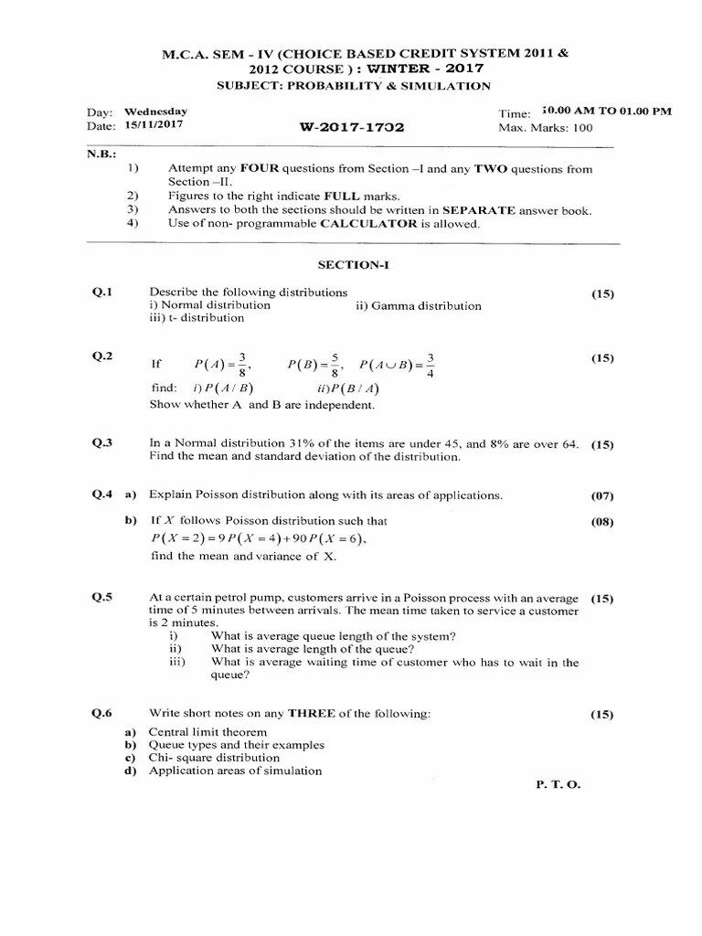 Probability & Simulation | PDF