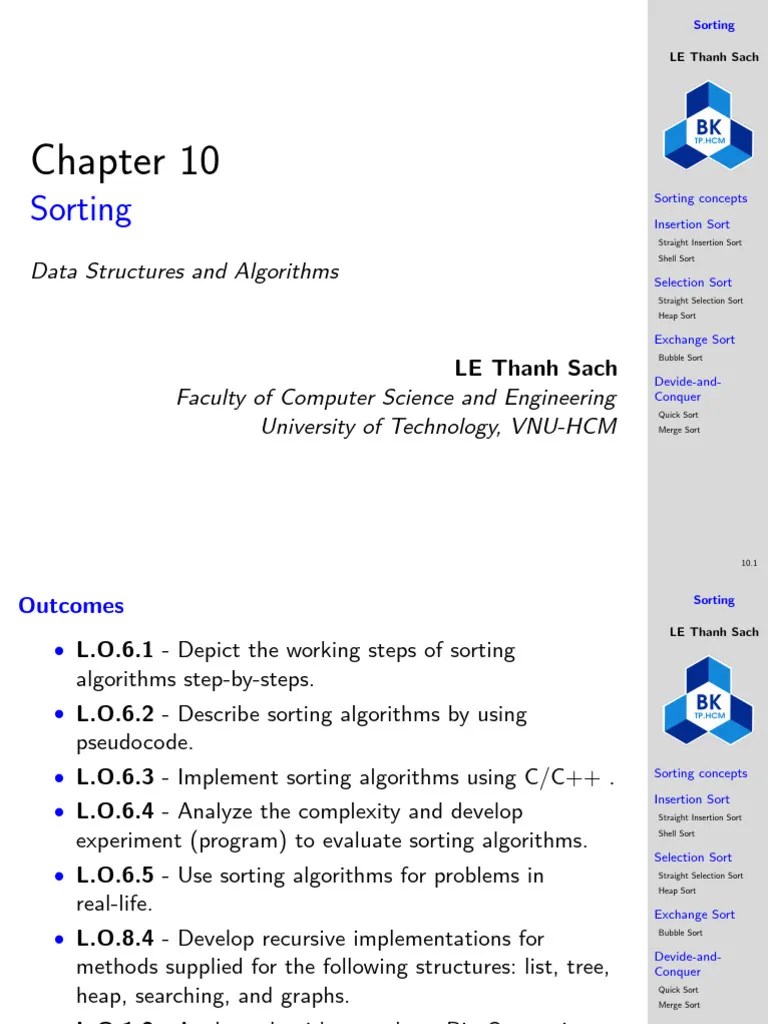 Sorting | PDF | Theoretical Computer Science | Algorithms