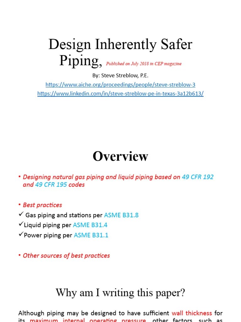 Piping Design | PDF | Pipe (Fluid Conveyance) | Natural Gas