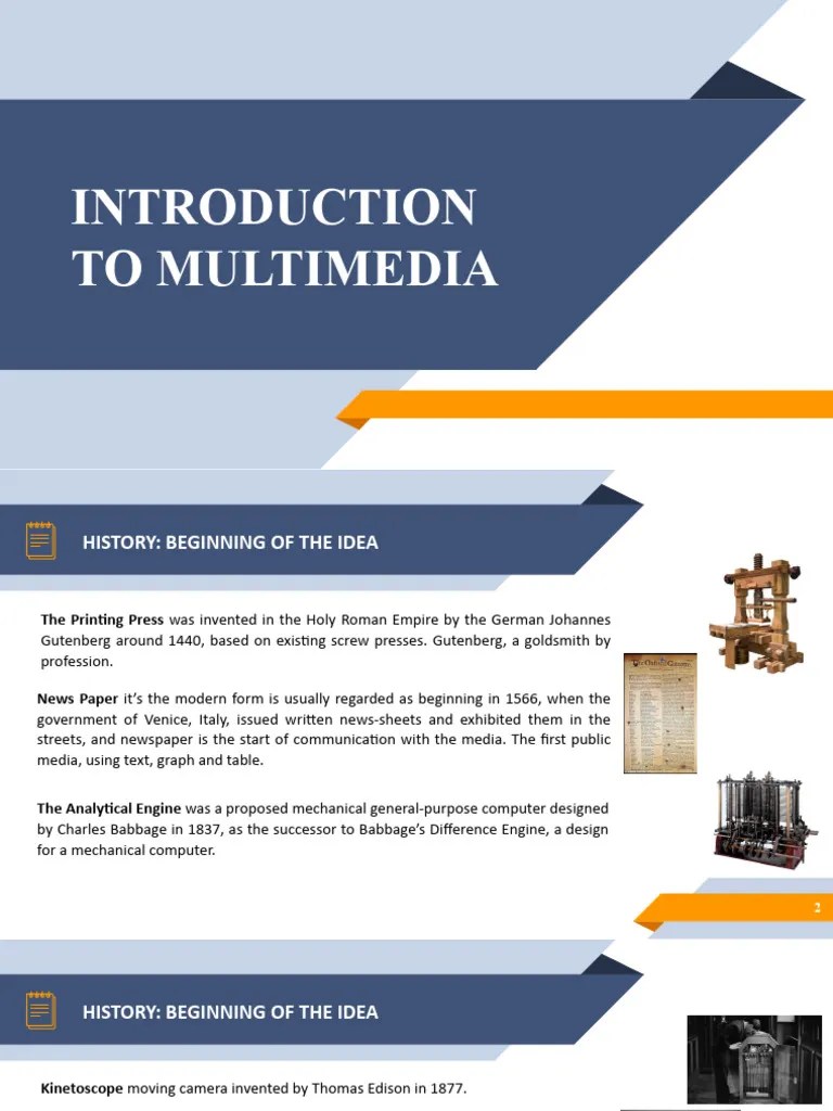 Week 10 - INTRODUCTION TO MULTIMEDIA AND MULTI MEDIA APPLICATION-1 ...