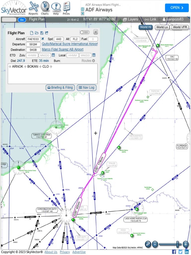 SkyVector Flight Planning Charts PDF 1