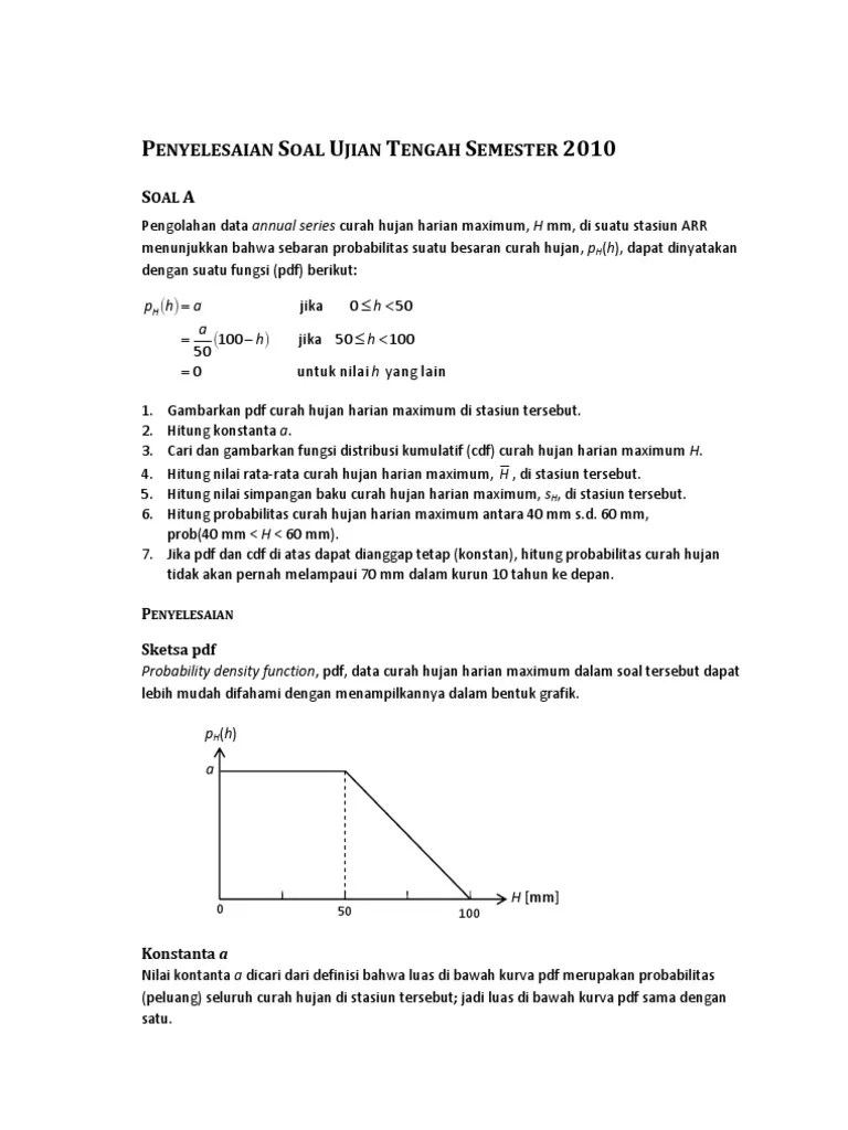 Contoh Soal Distribusi Normal Dan Penyelesaiannya – Berbagai Contoh