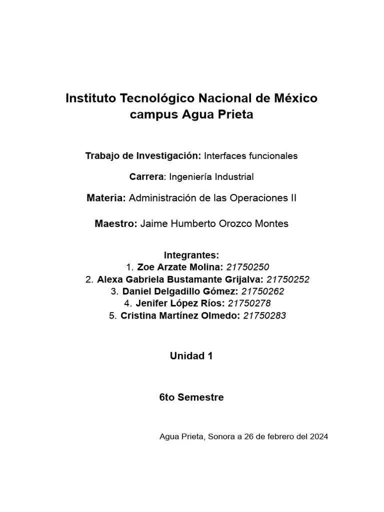 Interfaces Funcionales | PDF | Interfaz De Usuario | Interfaces Gráficas De Usuario
