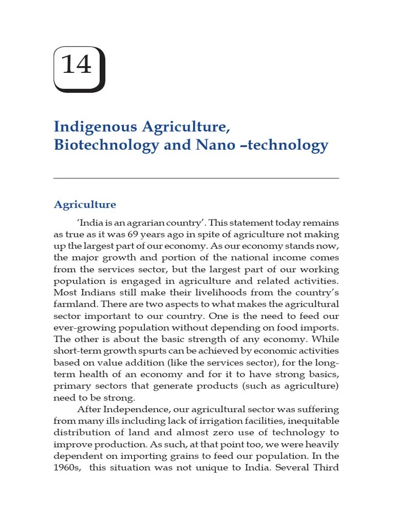 Indigenous Agriculture | PDF | Agriculture | Green Revolution