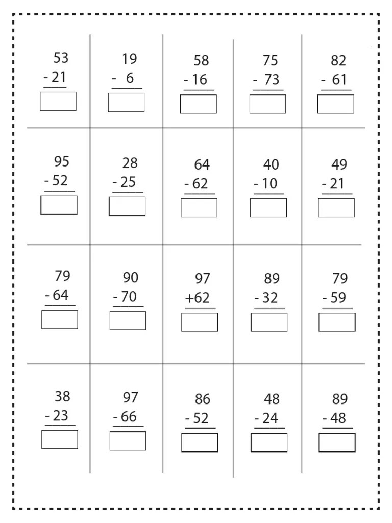 CUADERNILLO SUMAS Y RESTAS 1° - 2° BÁSICO-29 | PDF