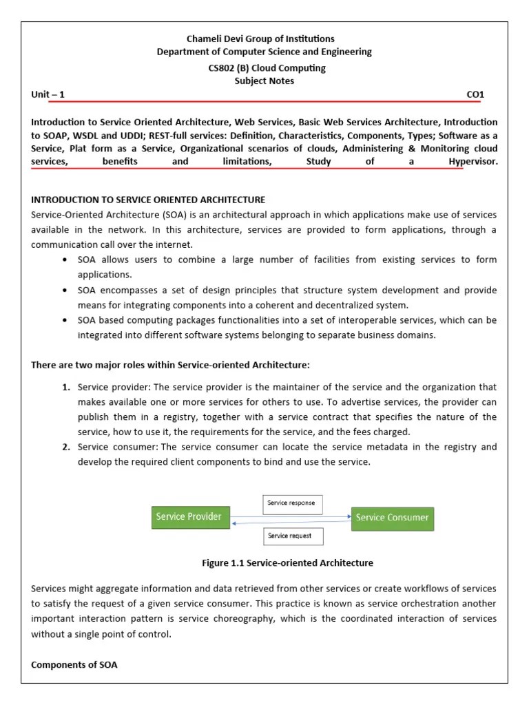 1 | PDF | Cloud Computing | Web Service