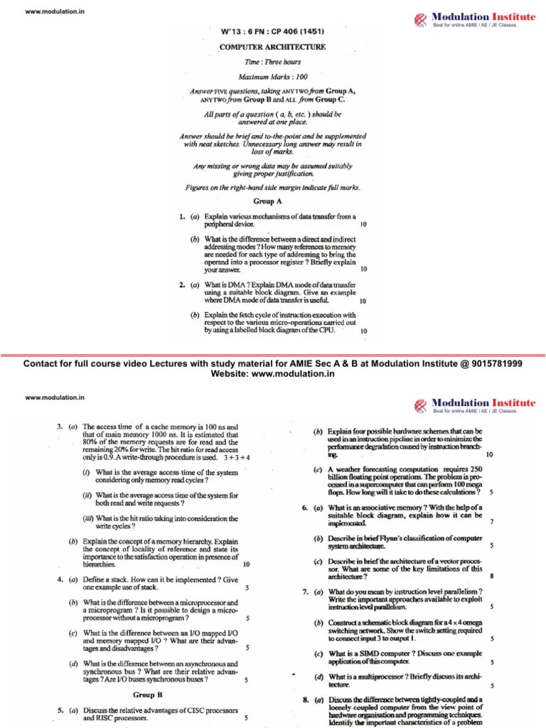 Computer Architecture | PDF