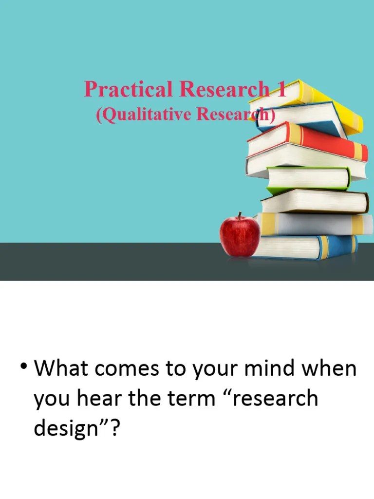Research Design | PDF | Qualitative Research | Methodology