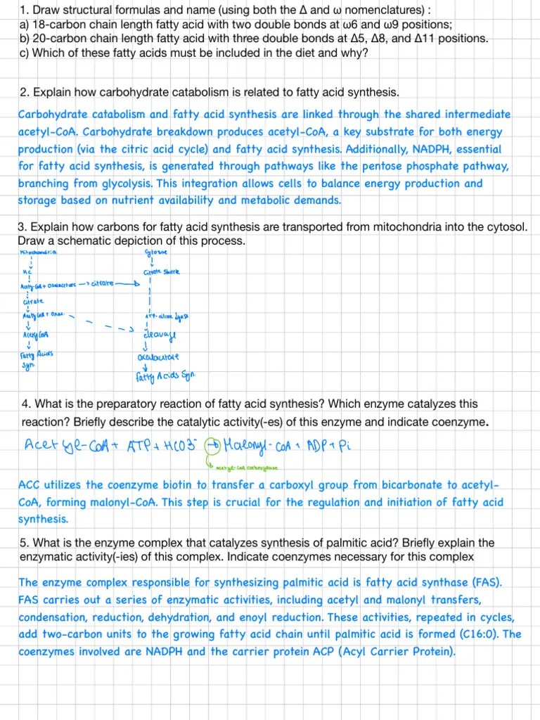 Lab Training Exercises | PDF | Fatty Acid | Metabolic Pathway