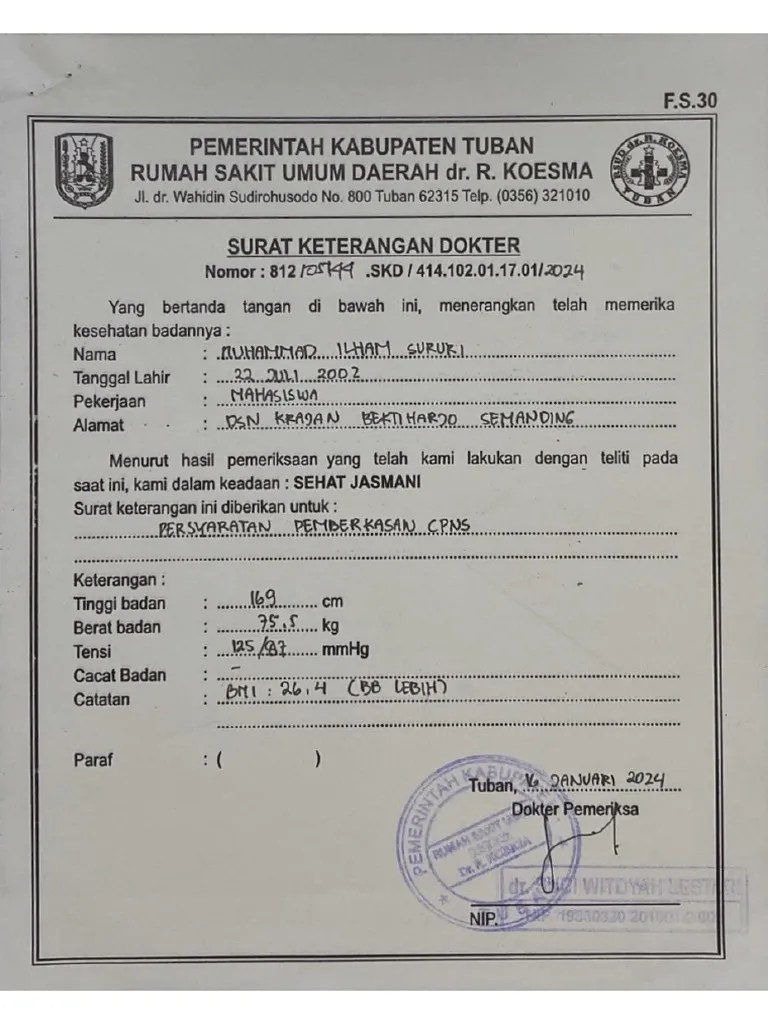 Suket Sehat Jasmani Rohani | PDF