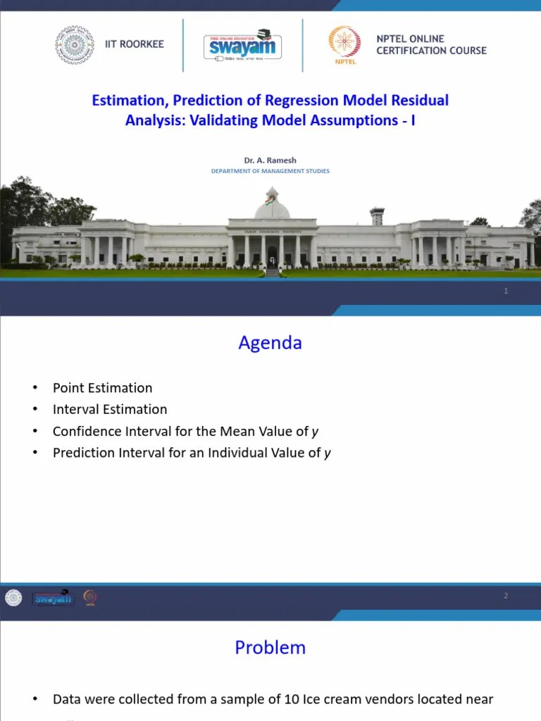 Lecture - 31 Notes | PDF | Estimator | Regression Analysis
